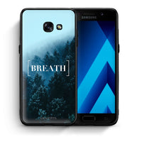 Thumbnail for Θήκη Samsung A5 2017 Breath Quote από τη Smartfits με σχέδιο στο πίσω μέρος και μαύρο περίβλημα | Samsung A5 2017 Breath Quote case with colorful back and black bezels
