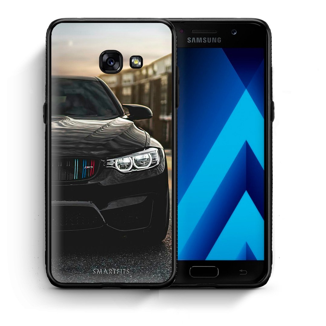 Θήκη Samsung A5 2017 M3 Racing από τη Smartfits με σχέδιο στο πίσω μέρος και μαύρο περίβλημα | Samsung A5 2017 M3 Racing case with colorful back and black bezels