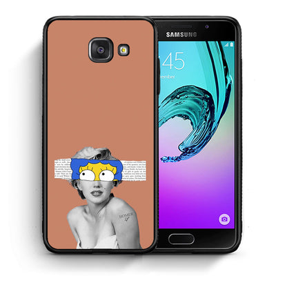 Θήκη Samsung A5 2017 Sim Merilyn από τη Smartfits με σχέδιο στο πίσω μέρος και μαύρο περίβλημα | Samsung A5 2017 Sim Merilyn case with colorful back and black bezels