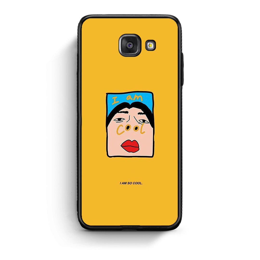 Samsung A5 2017 So Cool Θήκη Αγίου Βαλεντίνου από τη Smartfits με σχέδιο στο πίσω μέρος και μαύρο περίβλημα | Smartphone case with colorful back and black bezels by Smartfits