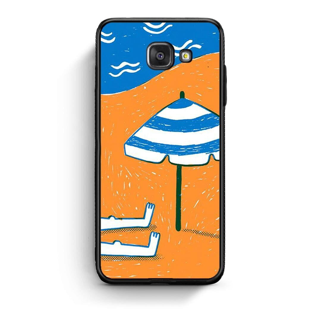 Samsung A5 2017 Summering Θήκη από τη Smartfits με σχέδιο στο πίσω μέρος και μαύρο περίβλημα | Smartphone case with colorful back and black bezels by Smartfits