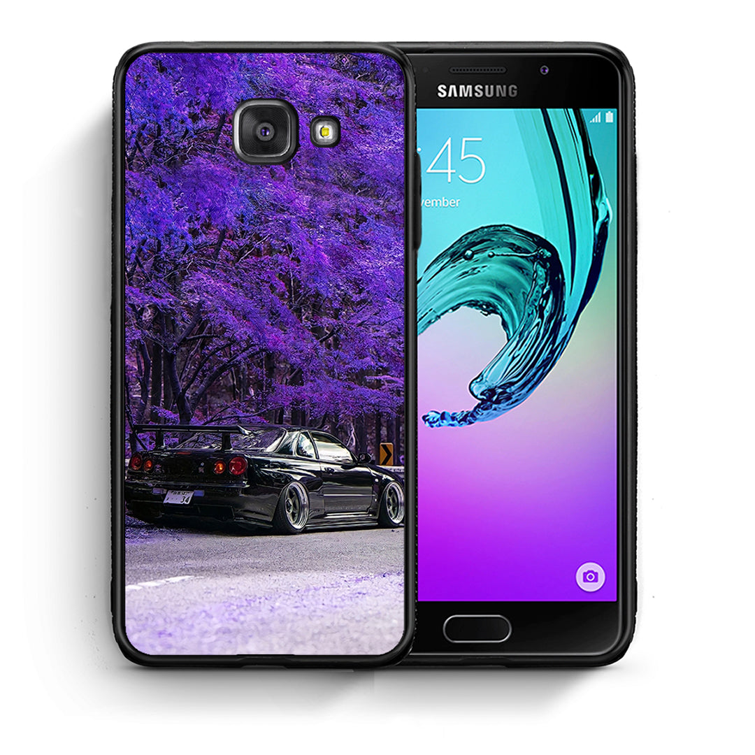 Θήκη Αγίου Βαλεντίνου Samsung A5 2017 Super Car από τη Smartfits με σχέδιο στο πίσω μέρος και μαύρο περίβλημα | Samsung A5 2017 Super Car case with colorful back and black bezels
