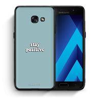 Thumbnail for Θήκη Samsung A5 2017 Positive Text από τη Smartfits με σχέδιο στο πίσω μέρος και μαύρο περίβλημα | Samsung A5 2017 Positive Text case with colorful back and black bezels