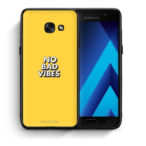 Θήκη Samsung A5 2017 Vibes Text από τη Smartfits με σχέδιο στο πίσω μέρος και μαύρο περίβλημα | Samsung A5 2017 Vibes Text case with colorful back and black bezels