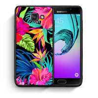 Thumbnail for Θήκη Samsung A5 2017 Tropical Flowers από τη Smartfits με σχέδιο στο πίσω μέρος και μαύρο περίβλημα | Samsung A5 2017 Tropical Flowers case with colorful back and black bezels