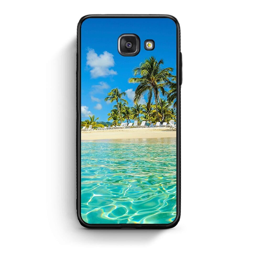 Samsung A5 2017 Tropical Vibes Θήκη από τη Smartfits με σχέδιο στο πίσω μέρος και μαύρο περίβλημα | Smartphone case with colorful back and black bezels by Smartfits