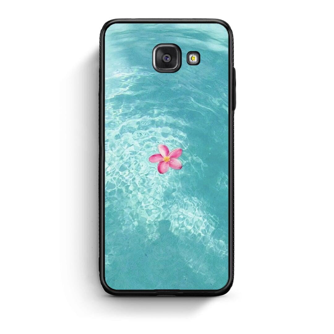 Samsung A5 2017 Water Flower Θήκη από τη Smartfits με σχέδιο στο πίσω μέρος και μαύρο περίβλημα | Smartphone case with colorful back and black bezels by Smartfits
