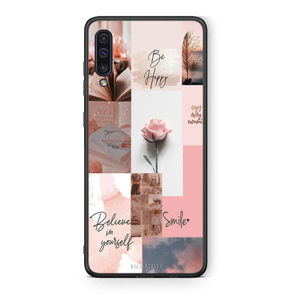 samsung a50 Aesthetic Collage θήκη από τη Smartfits με σχέδιο στο πίσω μέρος και μαύρο περίβλημα | Smartphone case with colorful back and black bezels by Smartfits