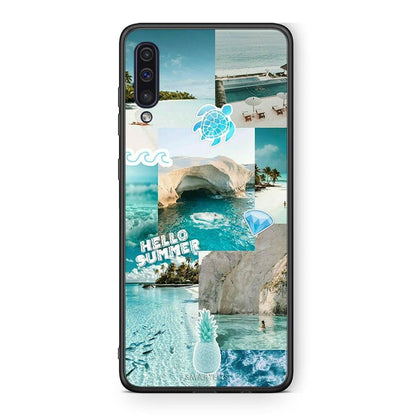samsung a50 Aesthetic Summer Θήκη από τη Smartfits με σχέδιο στο πίσω μέρος και μαύρο περίβλημα | Smartphone case with colorful back and black bezels by Smartfits