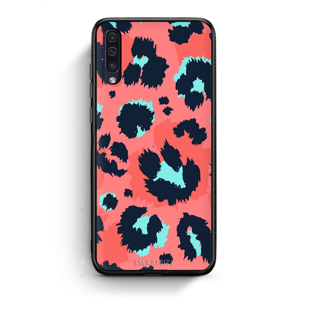 22 - samsung galaxy a50 Pink Leopard Animal case, cover, bumper