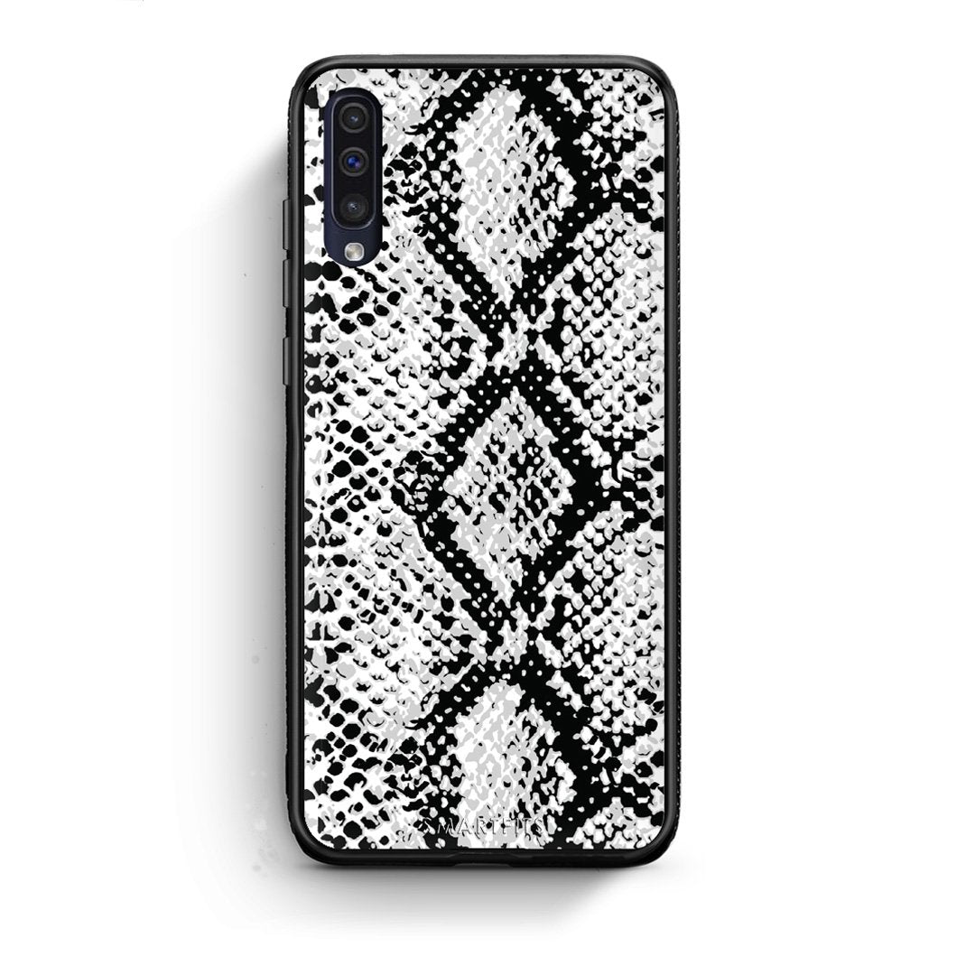 24 - samsung galaxy a50 White Snake Animal case, cover, bumper