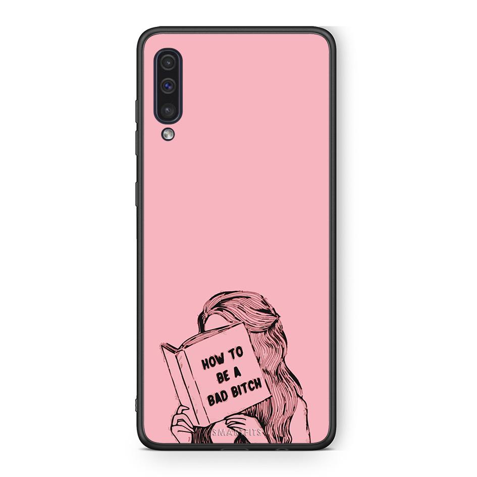 samsung a50 Bad Bitch θήκη από τη Smartfits με σχέδιο στο πίσω μέρος και μαύρο περίβλημα | Smartphone case with colorful back and black bezels by Smartfits