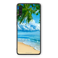 Thumbnail for samsung a50 Beautiful Beach θήκη από τη Smartfits με σχέδιο στο πίσω μέρος και μαύρο περίβλημα | Smartphone case with colorful back and black bezels by Smartfits