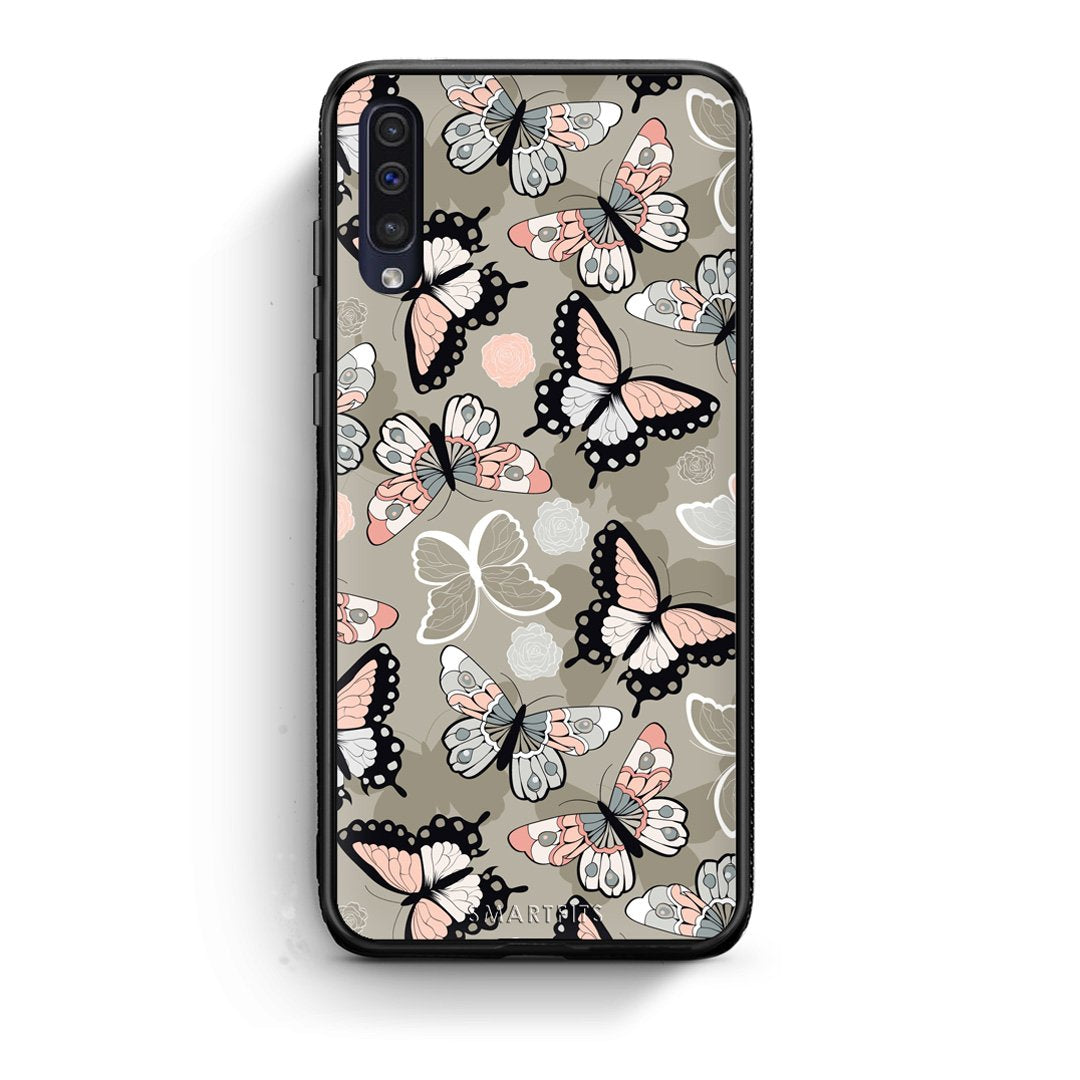 135 - samsung galaxy a50 Butterflies Boho case, cover, bumper
