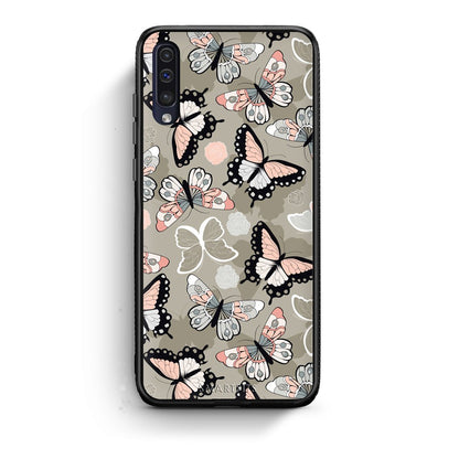 135 - samsung galaxy a50 Butterflies Boho case, cover, bumper