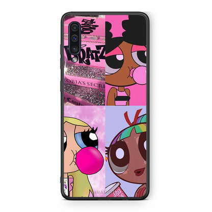 samsung a50 Bubble Girls Θήκη Αγίου Βαλεντίνου από τη Smartfits με σχέδιο στο πίσω μέρος και μαύρο περίβλημα | Smartphone case with colorful back and black bezels by Smartfits