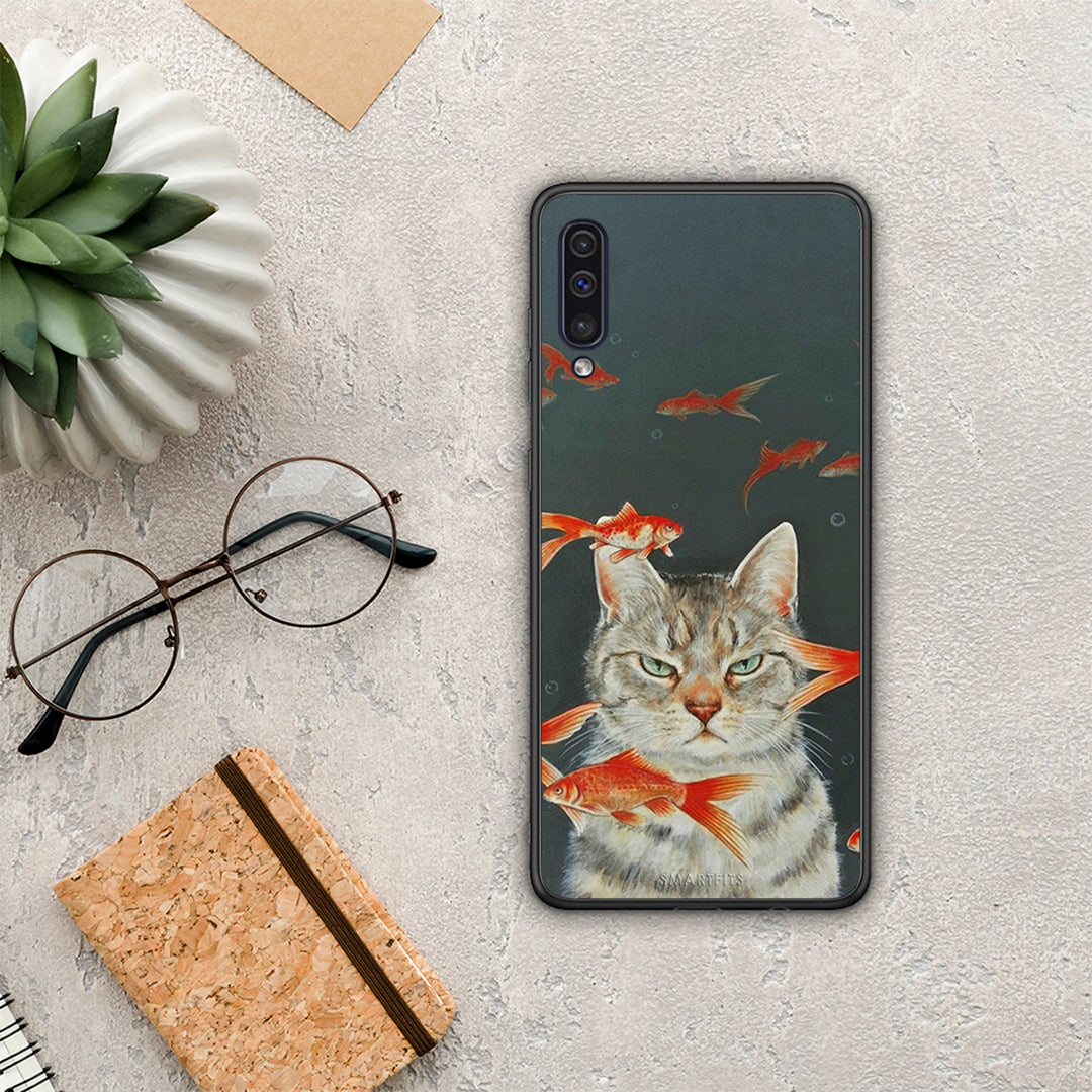 Cat Goldfish - Samsung Galaxy A50 / A30s θήκη
