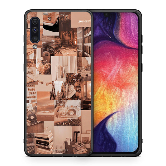 Θήκη Αγίου Βαλεντίνου Samsung A50 / A30s Collage You Can από τη Smartfits με σχέδιο στο πίσω μέρος και μαύρο περίβλημα | Samsung A50 / A30s Collage You Can case with colorful back and black bezels