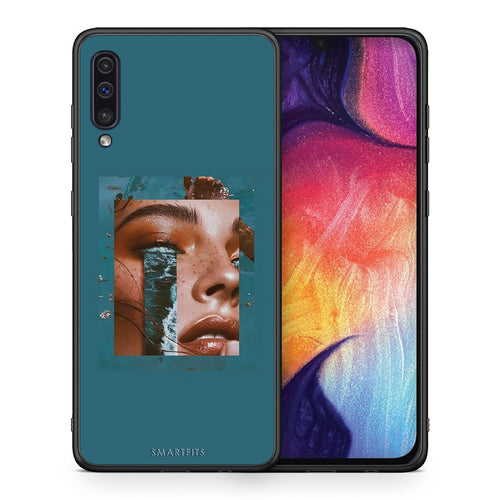 Θήκη Samsung A50/A30s Cry An Ocean από τη Smartfits με σχέδιο στο πίσω μέρος και μαύρο περίβλημα | Samsung A50/A30s Cry An Ocean case with colorful back and black bezels