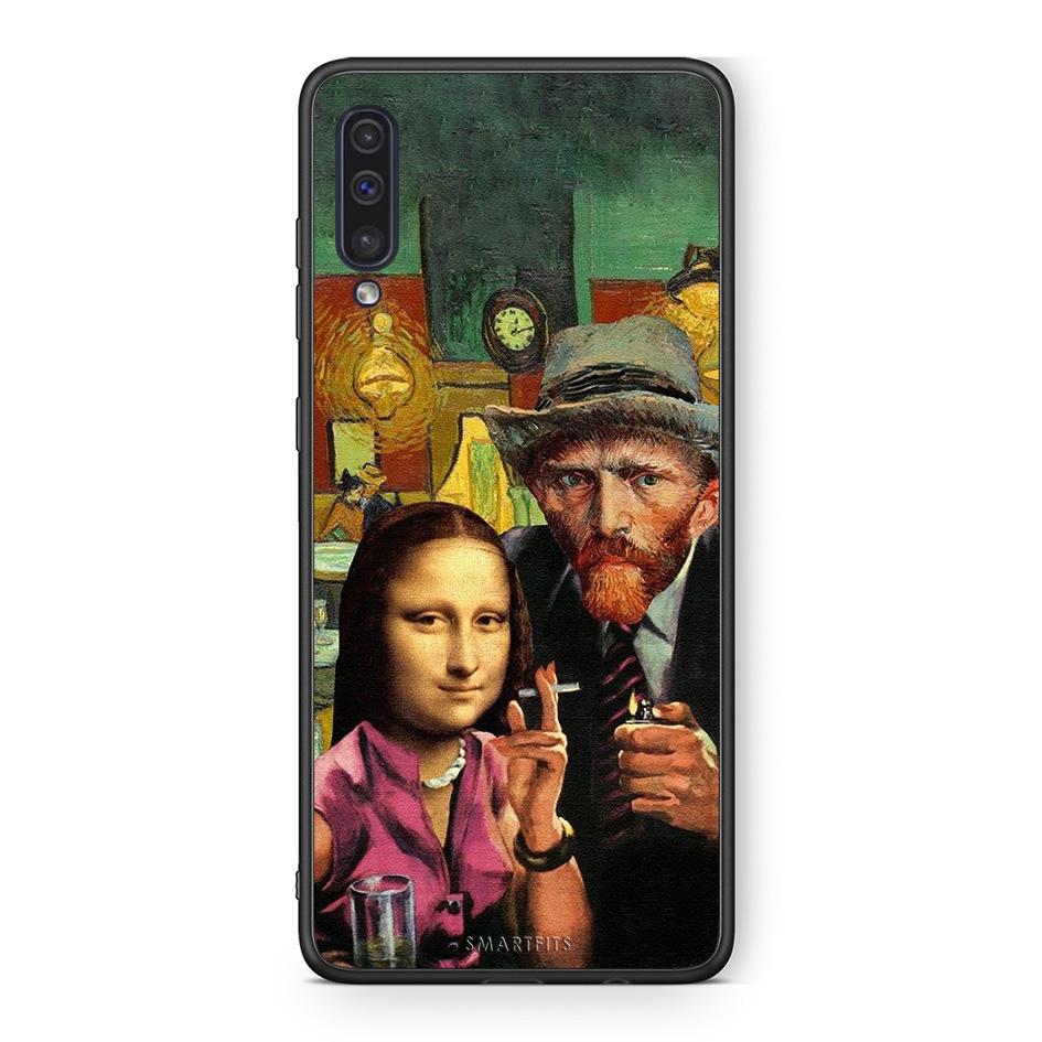 samsung a50 Funny Art θήκη από τη Smartfits με σχέδιο στο πίσω μέρος και μαύρο περίβλημα | Smartphone case with colorful back and black bezels by Smartfits