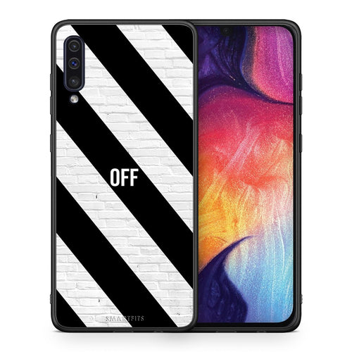 Θήκη Samsung A50/A30s Get Off από τη Smartfits με σχέδιο στο πίσω μέρος και μαύρο περίβλημα | Samsung A50/A30s Get Off case with colorful back and black bezels