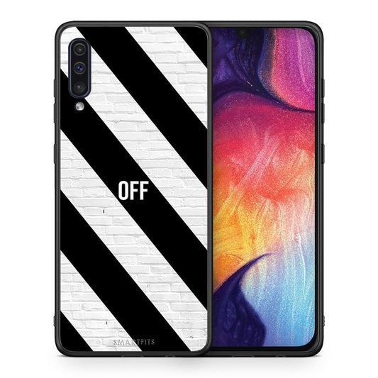 Θήκη Samsung A50/A30s Get Off από τη Smartfits με σχέδιο στο πίσω μέρος και μαύρο περίβλημα | Samsung A50/A30s Get Off case with colorful back and black bezels