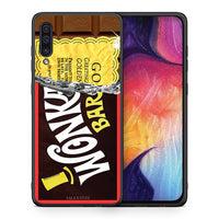 Thumbnail for Θήκη Samsung A50/A30s Golden Ticket από τη Smartfits με σχέδιο στο πίσω μέρος και μαύρο περίβλημα | Samsung A50/A30s Golden Ticket case with colorful back and black bezels