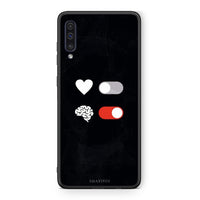 Thumbnail for samsung a50 Heart Vs Brain Θήκη Αγίου Βαλεντίνου από τη Smartfits με σχέδιο στο πίσω μέρος και μαύρο περίβλημα | Smartphone case with colorful back and black bezels by Smartfits