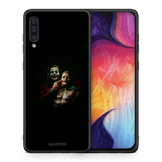 Θήκη Samsung A50/A30s Clown Hero από τη Smartfits με σχέδιο στο πίσω μέρος και μαύρο περίβλημα | Samsung A50/A30s Clown Hero case with colorful back and black bezels