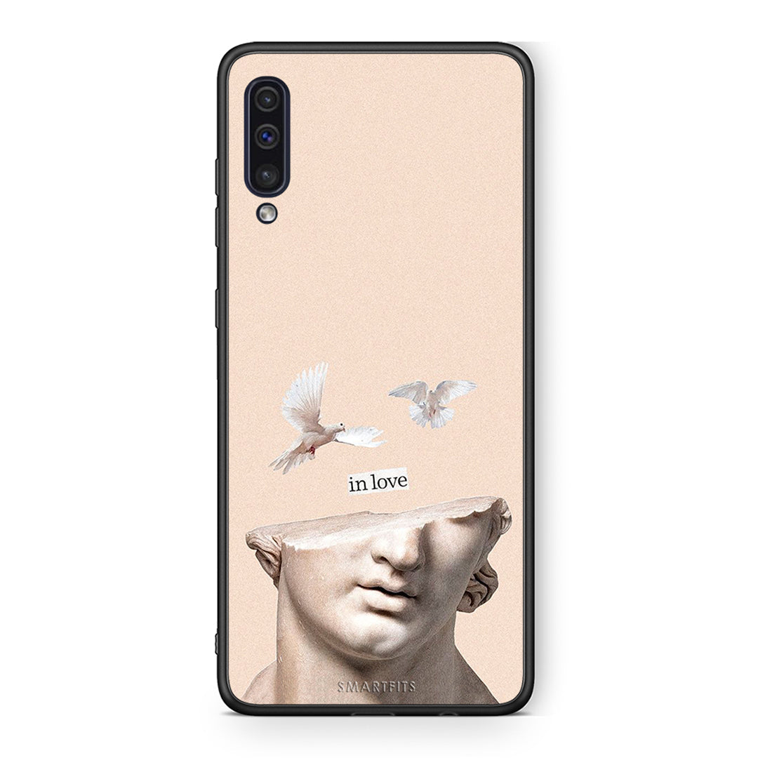 samsung a50 In Love θήκη από τη Smartfits με σχέδιο στο πίσω μέρος και μαύρο περίβλημα | Smartphone case with colorful back and black bezels by Smartfits
