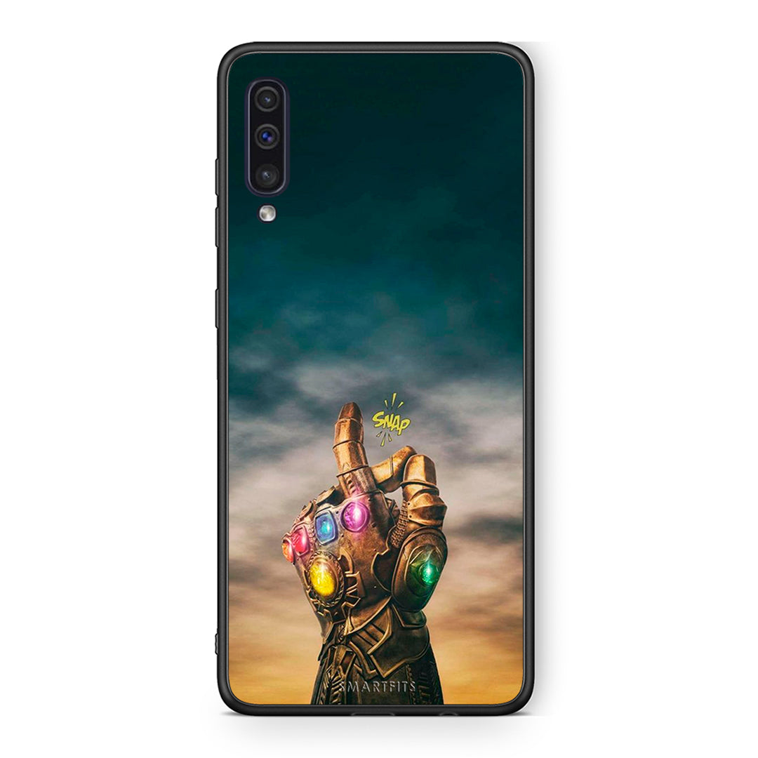 samsung a50 Infinity Snap θήκη από τη Smartfits με σχέδιο στο πίσω μέρος και μαύρο περίβλημα | Smartphone case with colorful back and black bezels by Smartfits