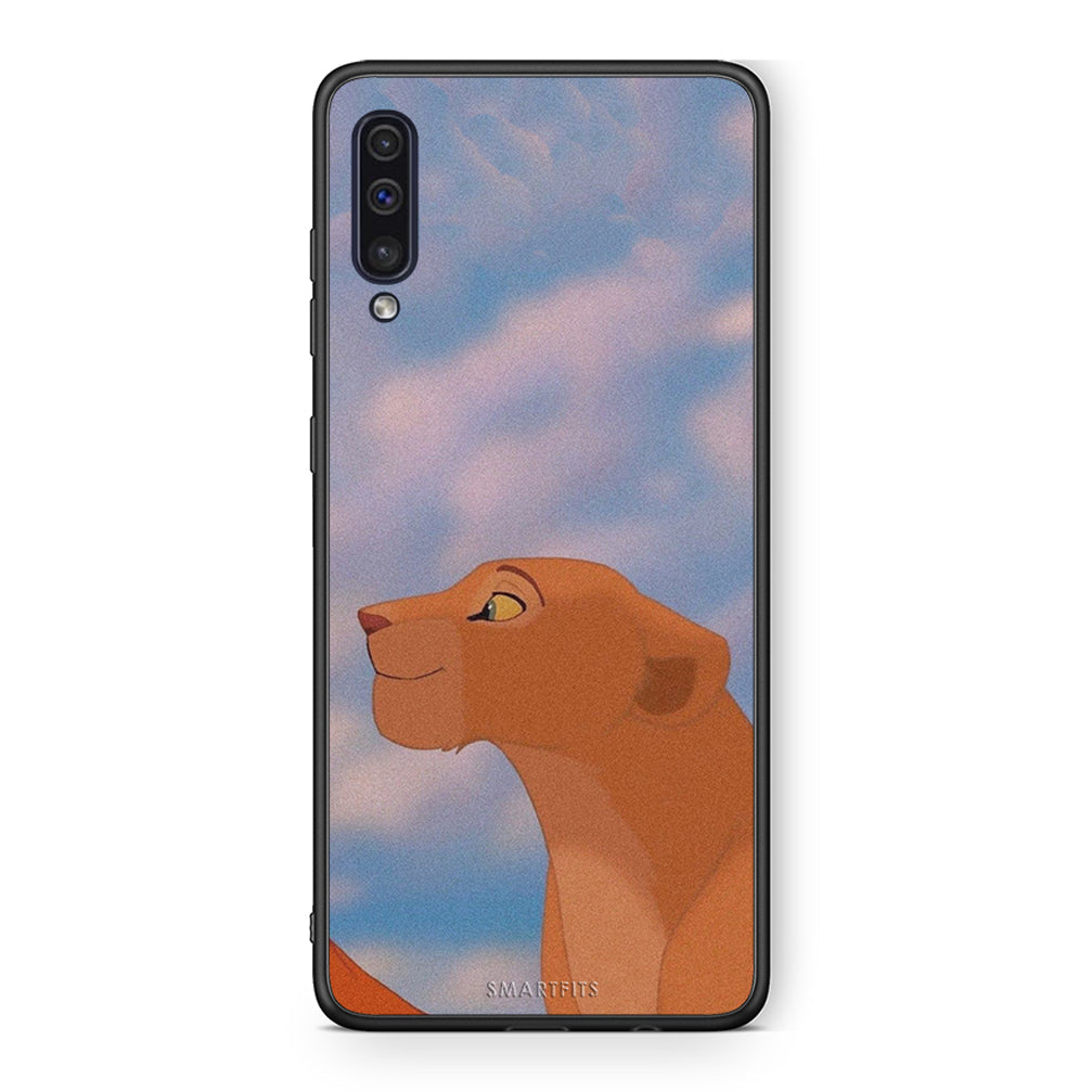 samsung a50 Lion Love 2 Θήκη Αγίου Βαλεντίνου από τη Smartfits με σχέδιο στο πίσω μέρος και μαύρο περίβλημα | Smartphone case with colorful back and black bezels by Smartfits