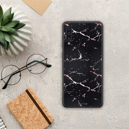 Marble Black Rosegold - Samsung Galaxy A50 / A30s θήκη