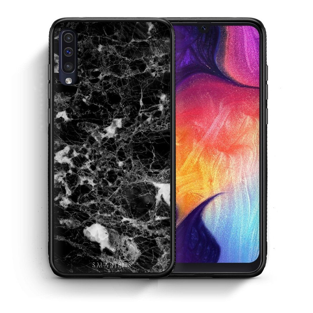Θήκη Samsung A50/A30s Male Marble από τη Smartfits με σχέδιο στο πίσω μέρος και μαύρο περίβλημα | Samsung A50/A30s Male Marble case with colorful back and black bezels