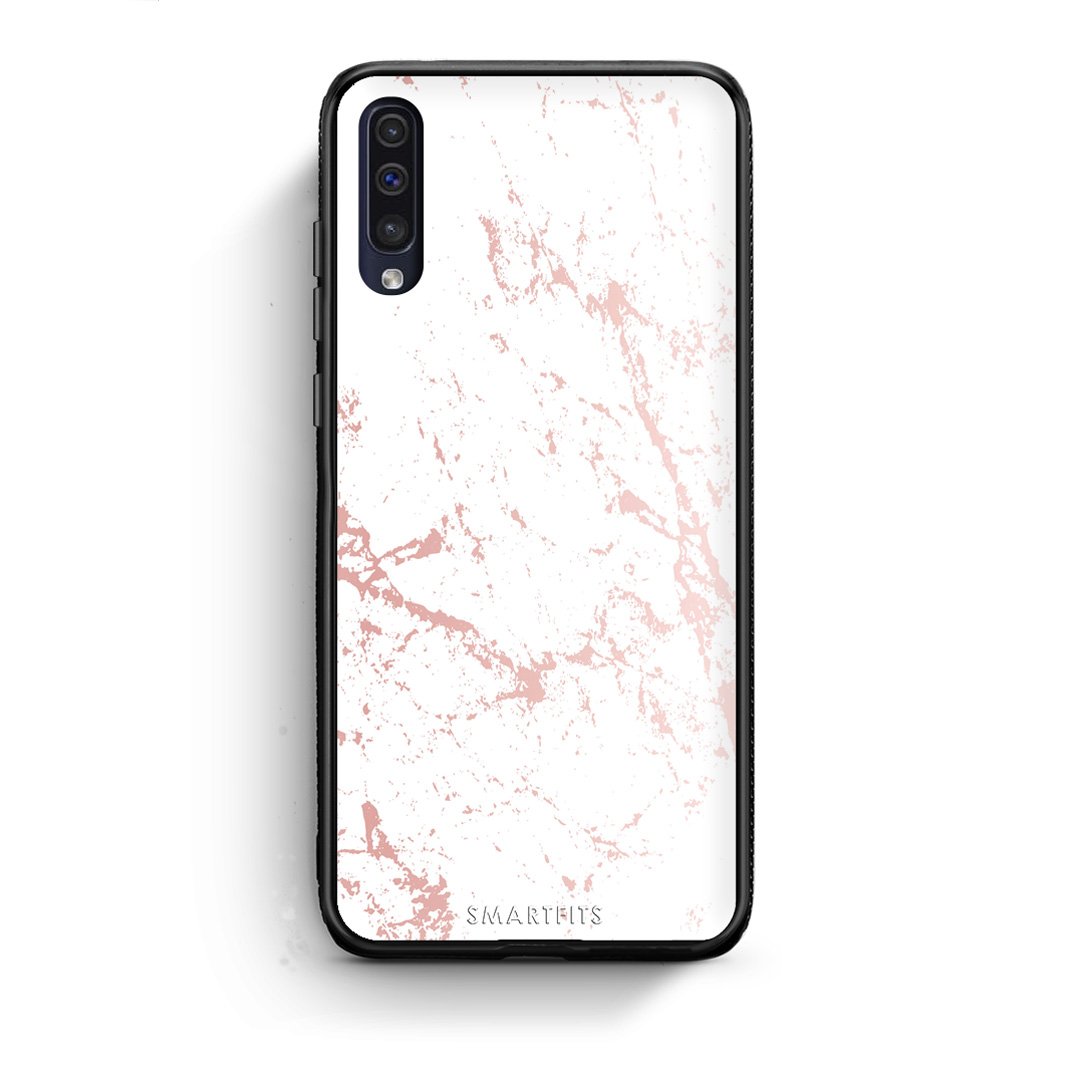 116 - samsung galaxy a50 Pink Splash Marble case, cover, bumper
