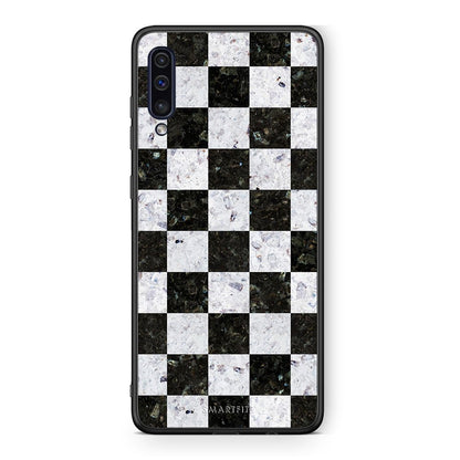 4 - samsung a50 Square Geometric Marble case, cover, bumper