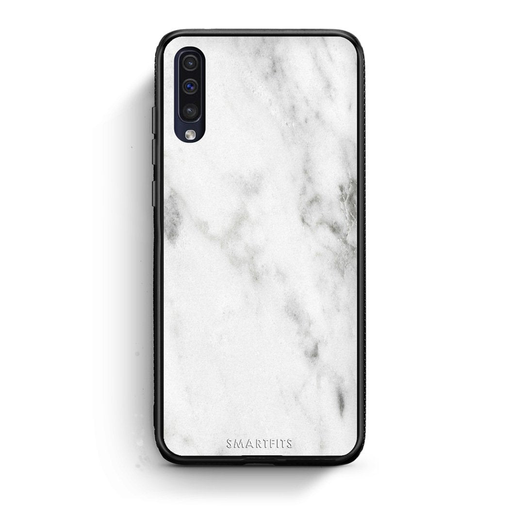 2 - samsung galaxy a50 White marble case, cover, bumper