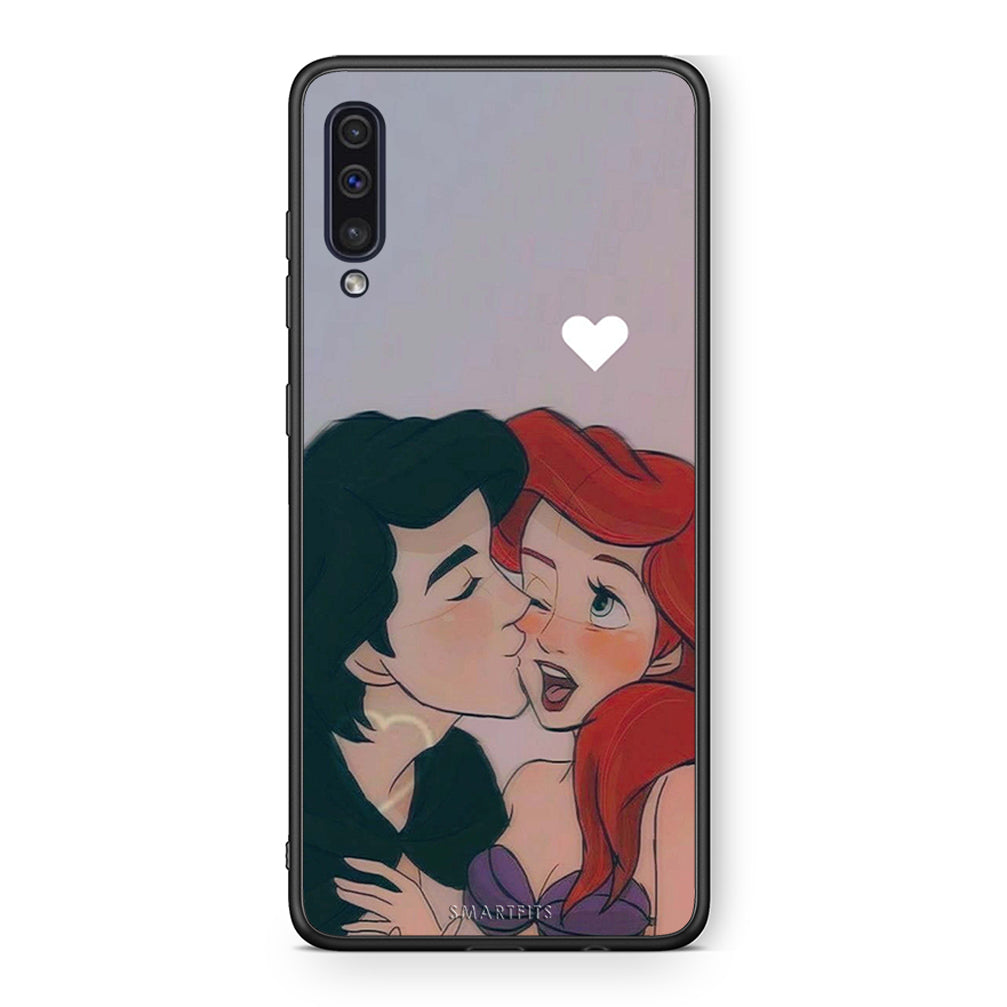 samsung a50 Mermaid Love Θήκη Αγίου Βαλεντίνου από τη Smartfits με σχέδιο στο πίσω μέρος και μαύρο περίβλημα | Smartphone case with colorful back and black bezels by Smartfits