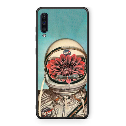 samsung a50 Nasa Bloom θήκη από τη Smartfits με σχέδιο στο πίσω μέρος και μαύρο περίβλημα | Smartphone case with colorful back and black bezels by Smartfits