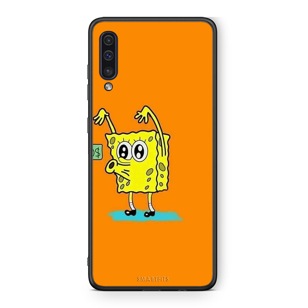 samsung a50 No Money 2 Θήκη Αγίου Βαλεντίνου από τη Smartfits με σχέδιο στο πίσω μέρος και μαύρο περίβλημα | Smartphone case with colorful back and black bezels by Smartfits