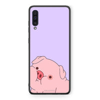 Thumbnail for samsung a50 Pig Love 2 Θήκη Αγίου Βαλεντίνου από τη Smartfits με σχέδιο στο πίσω μέρος και μαύρο περίβλημα | Smartphone case with colorful back and black bezels by Smartfits