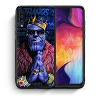 Thumbnail for Θήκη Samsung A50/A30s Thanos PopArt από τη Smartfits με σχέδιο στο πίσω μέρος και μαύρο περίβλημα | Samsung A50/A30s Thanos PopArt case with colorful back and black bezels