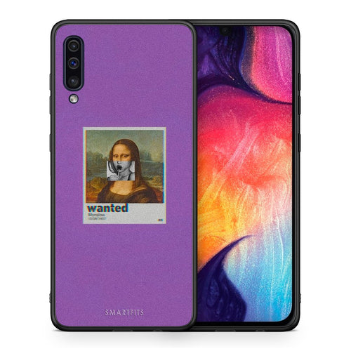 Θήκη Samsung A50/A30s Monalisa Popart από τη Smartfits με σχέδιο στο πίσω μέρος και μαύρο περίβλημα | Samsung A50/A30s Monalisa Popart case with colorful back and black bezels
