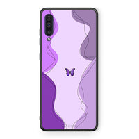 Thumbnail for samsung a50 Purple Mariposa Θήκη Αγίου Βαλεντίνου από τη Smartfits με σχέδιο στο πίσω μέρος και μαύρο περίβλημα | Smartphone case with colorful back and black bezels by Smartfits
