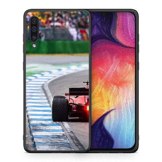 Θήκη Samsung A50/A30s Racing Vibes από τη Smartfits με σχέδιο στο πίσω μέρος και μαύρο περίβλημα | Samsung A50/A30s Racing Vibes case with colorful back and black bezels