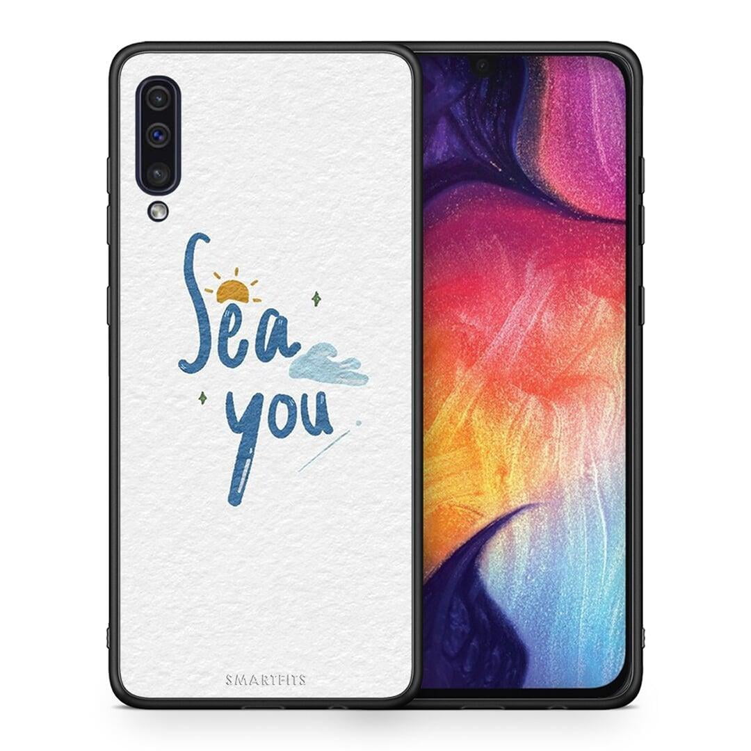 Θήκη Samsung A50 / A30s Sea You από τη Smartfits με σχέδιο στο πίσω μέρος και μαύρο περίβλημα | Samsung A50 / A30s Sea You case with colorful back and black bezels