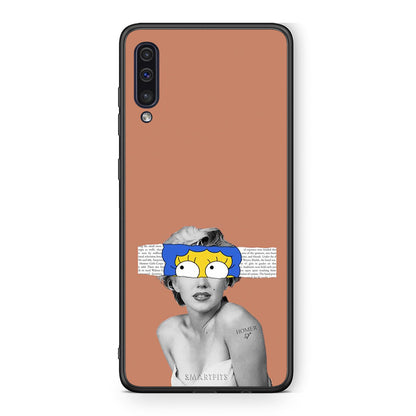samsung a50 Sim Merilyn θήκη από τη Smartfits με σχέδιο στο πίσω μέρος και μαύρο περίβλημα | Smartphone case with colorful back and black bezels by Smartfits