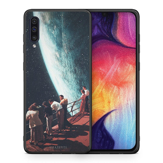 Θήκη Samsung A50/A30s Surreal View από τη Smartfits με σχέδιο στο πίσω μέρος και μαύρο περίβλημα | Samsung A50/A30s Surreal View case with colorful back and black bezels