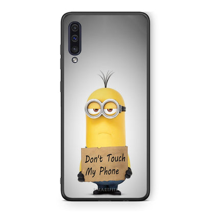 4 - samsung a50 Minion Text case, cover, bumper