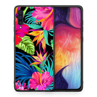 Thumbnail for Θήκη Samsung A50/A30s Tropical Flowers από τη Smartfits με σχέδιο στο πίσω μέρος και μαύρο περίβλημα | Samsung A50/A30s Tropical Flowers case with colorful back and black bezels